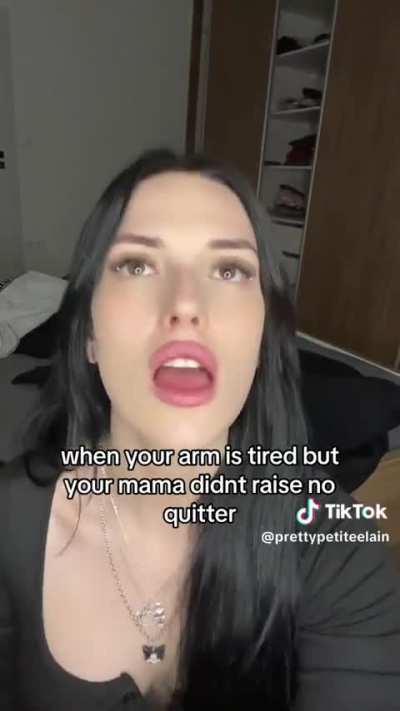 Never give up 