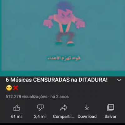 Título foi censurado
