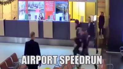 Airport speedrun any%