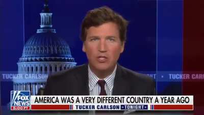 Tucker Carlson accidentally shows his real colors