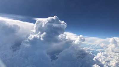 Flying past this cloud