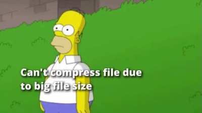 Big file size...