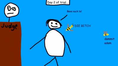 So, it's the Bee Movie....remade entirely in MS Paint....narrated with a text to speech engine