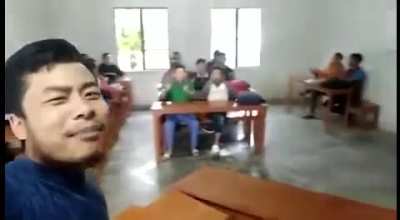 When the teacher himself was a backbencher