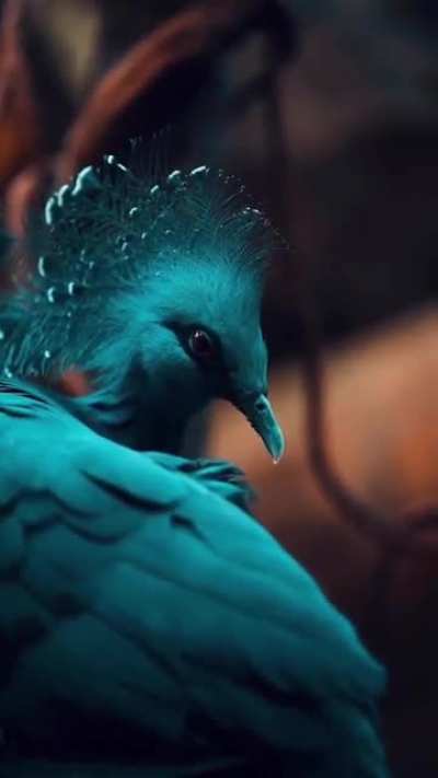 🔥The crowned pigeons (Goura)