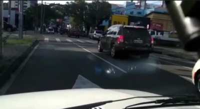 Reação a assalto ontem em Curitiba