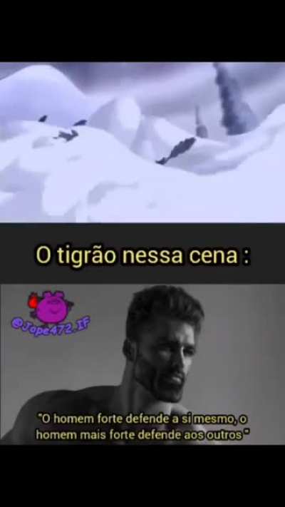 Tigrão dando um bom exemplo para as crianças telespectadoras