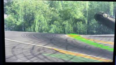 Tried to see what would happen if you pin it through Eau Rouge in a McLaren P1