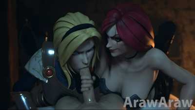 Lux and Katarina (ArawAraw)