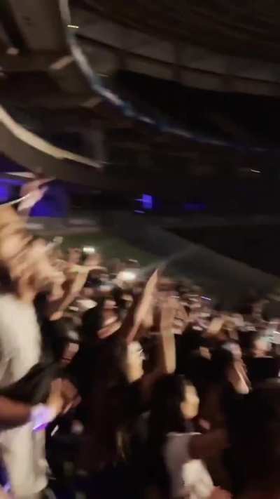 The crowd in Brazil when the DJ started playing Don’t Wake Me Up and Chris Brown wasn’t even on stage yet 😭