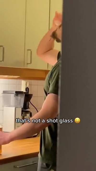 HMB while I take a shot out of a menstrual cup