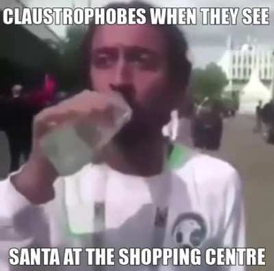 He is coming down the chimney tonight 😨