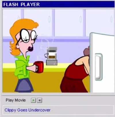 Clippy goes undercover