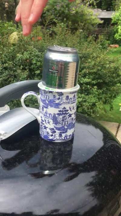 Can in mug