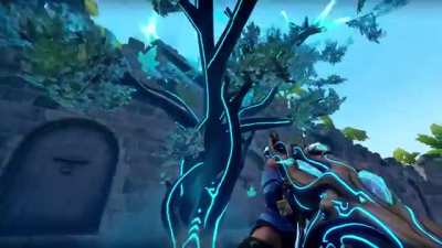 The finisher for the skinline Gaia's Vengeance. Credits: Rem (on youtube)