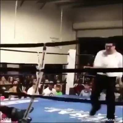 Turned him into punching bag