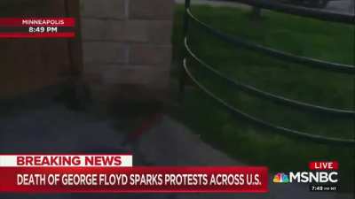 Law Enforcement Intentionally fire Explosive Device at News Crew in Minneapolis