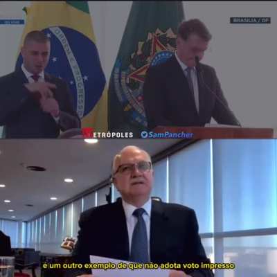 Resposta do ministro Fachin às alegações de Bolsonaro