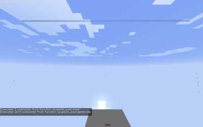 I made a data pack that can randomly generate 2d worlds for a 2d Minecraft map I'm making