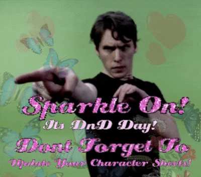 Made a Sparkle On! GIF for anyone who plays DnD