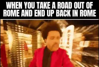 I guess all roads do lead there