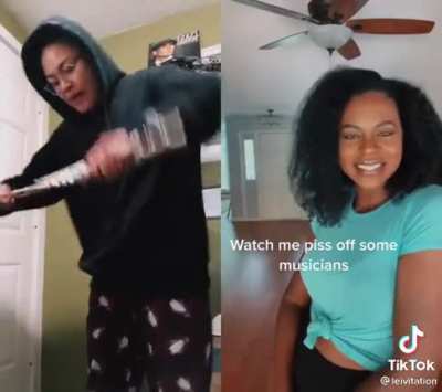 She definitely had an F to give.