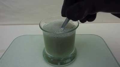 Extremely strong acid devours spoon