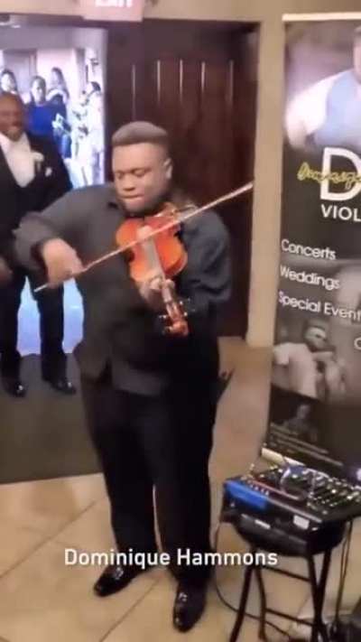 The violin is on fire 📹