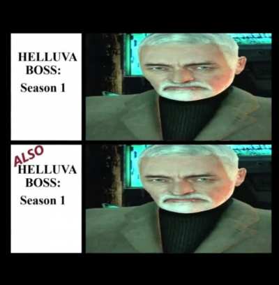 Meme from Helluva Boss memes sub but someone replaced the pictures 