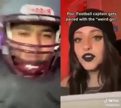 I play football