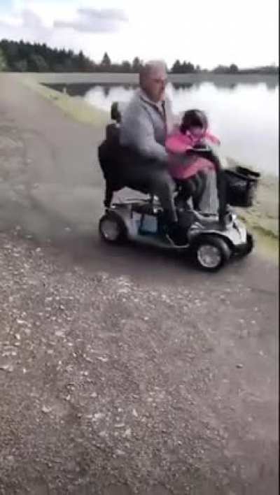 Grandpa took a ride