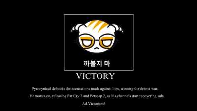 It's all over...