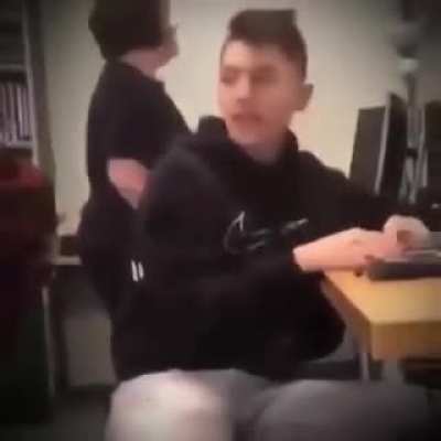 The broken arm though