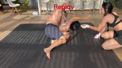 Tag Team Replay - end of round headscissor trap breakdown - kinks<wbr>ports<wbr>.com/<wbr>store