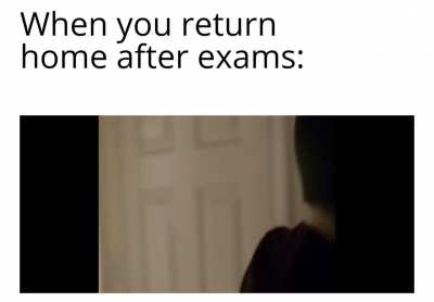 Me after my Machine Design exam