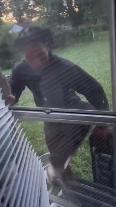 Ex breaks window