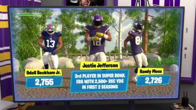[Highlight] Justin Jefferson fortnite Graphic.