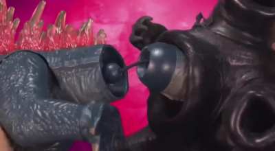 Godzilla gets skinned alive