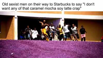 The barista definitely has never heard that before!!