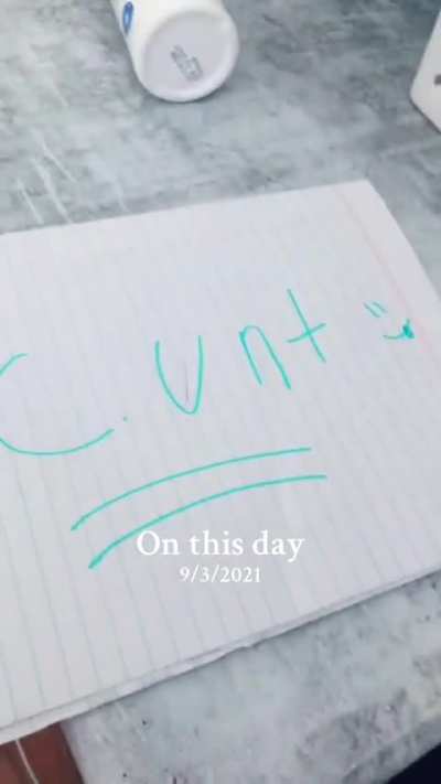 Kid makes funny abbreviation 