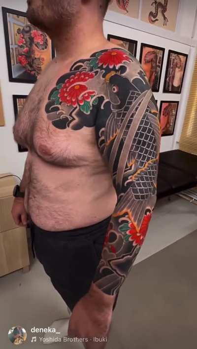 Video of finished sleeve