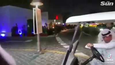 Qatari security threaten to destory camera during live TV report at World Cup