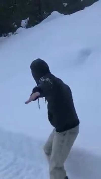 Snow angle
