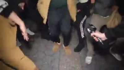 Folks going crazy in NY