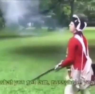 British soldiers in 18th century be like: