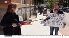 Lockdown protester Fails at common sense