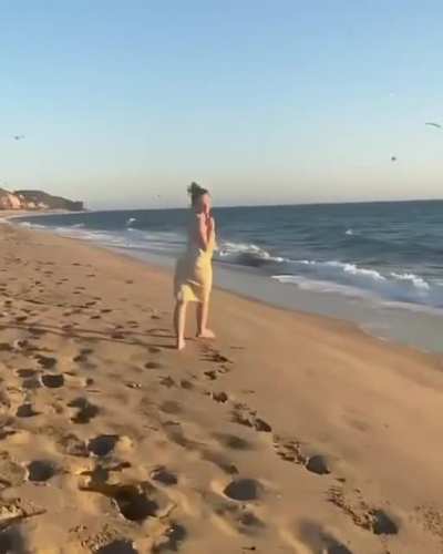 Beach Running.