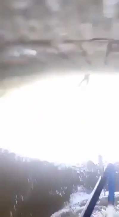 WCGW trying to outrun a boat.