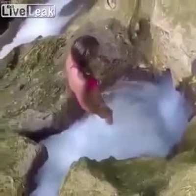 “Jump in it’s fine”
