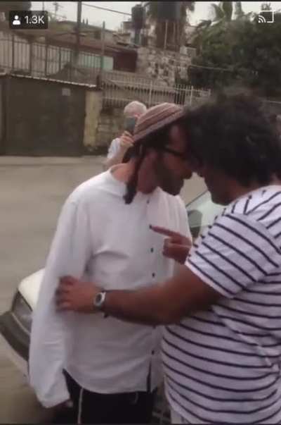 Israeli settler thinks he’s the s**t (source: FB)